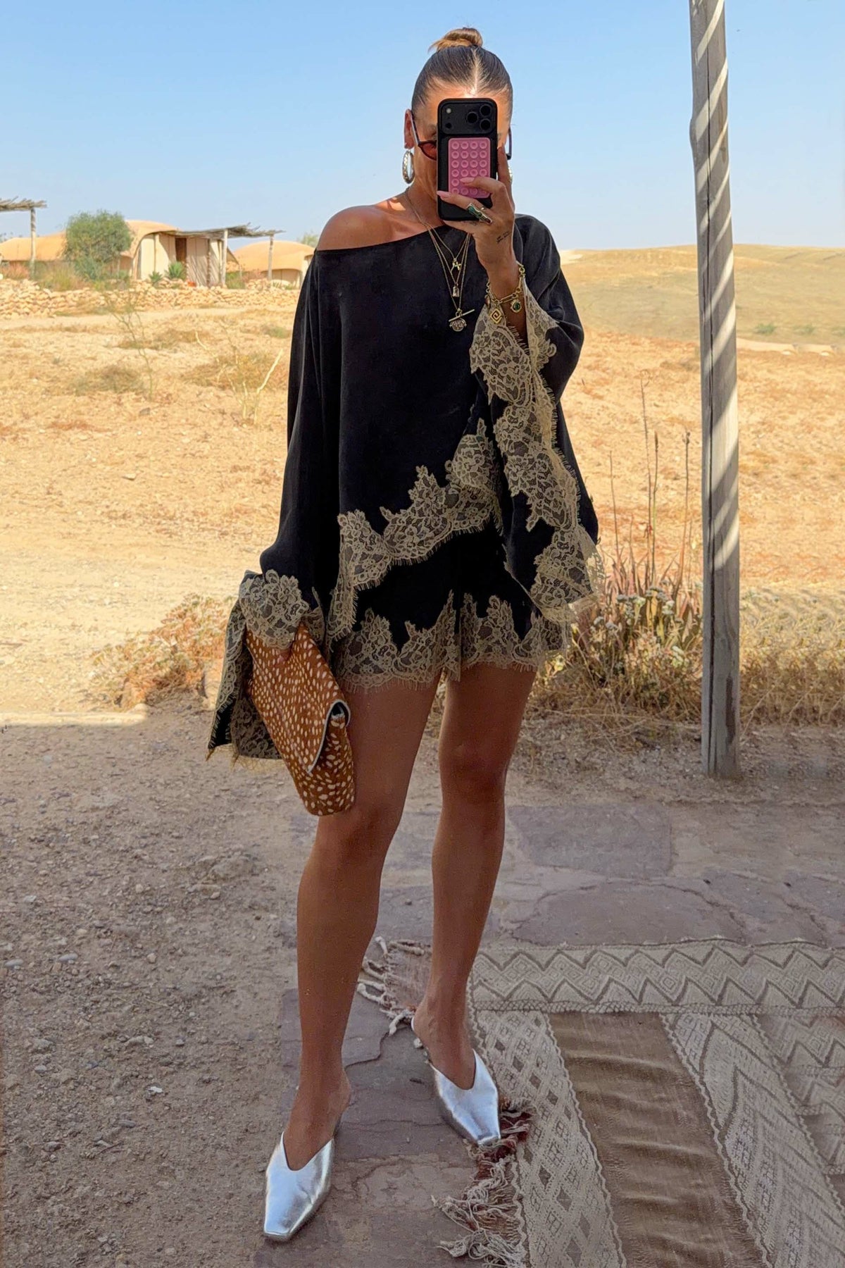 Grey Lace Maeva Shorts | Never Fully Dressed Best Seller