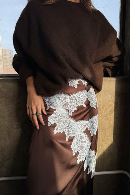 Chocolate Lily Skirt | Never Fully Dressed Featured