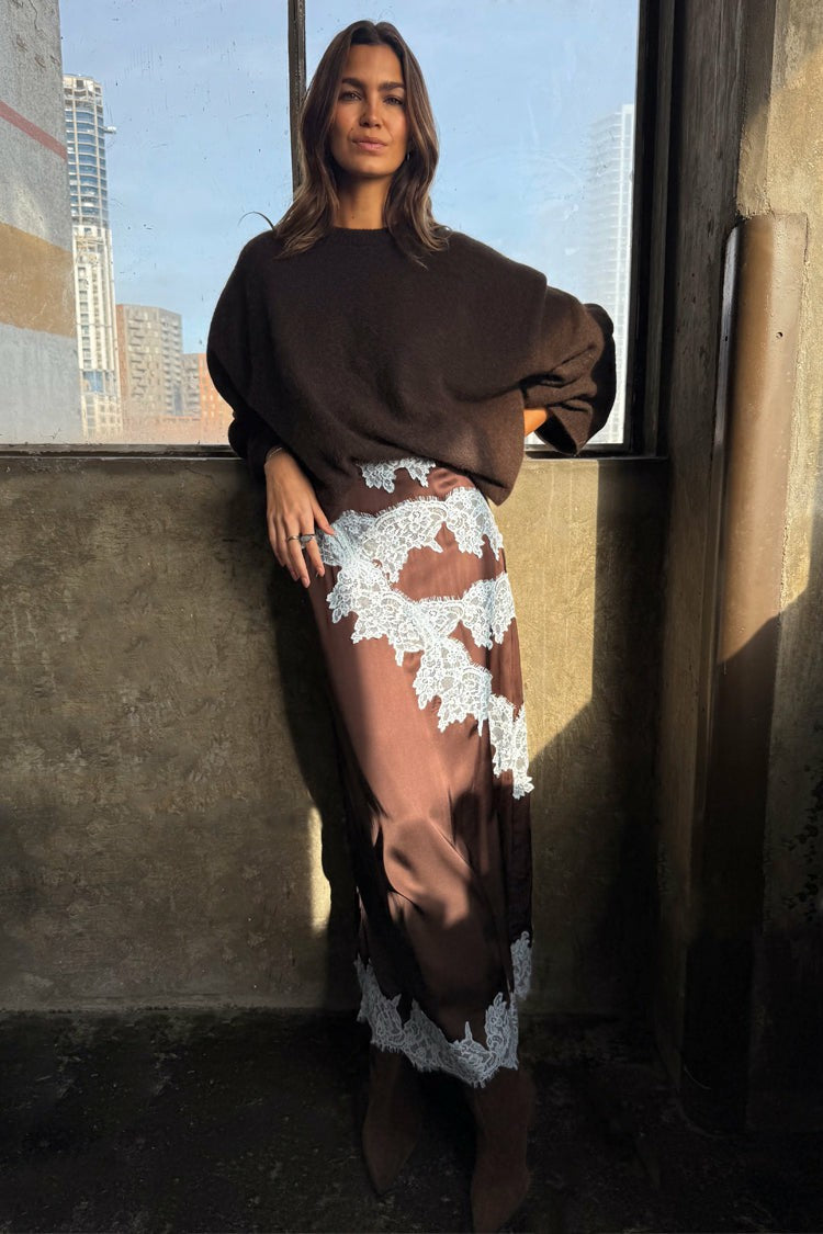 Chocolate Lily Skirt | Never Fully Dressed Featured