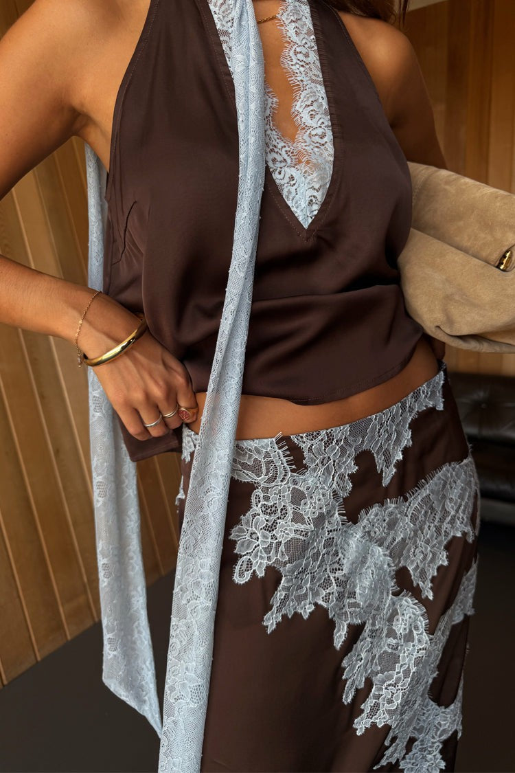 Chocolate Lily Skirt | Never Fully Dressed Featured