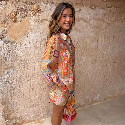 Dolce Vita Marley Patchwork Shirt | Never Fully Dressed Recommended