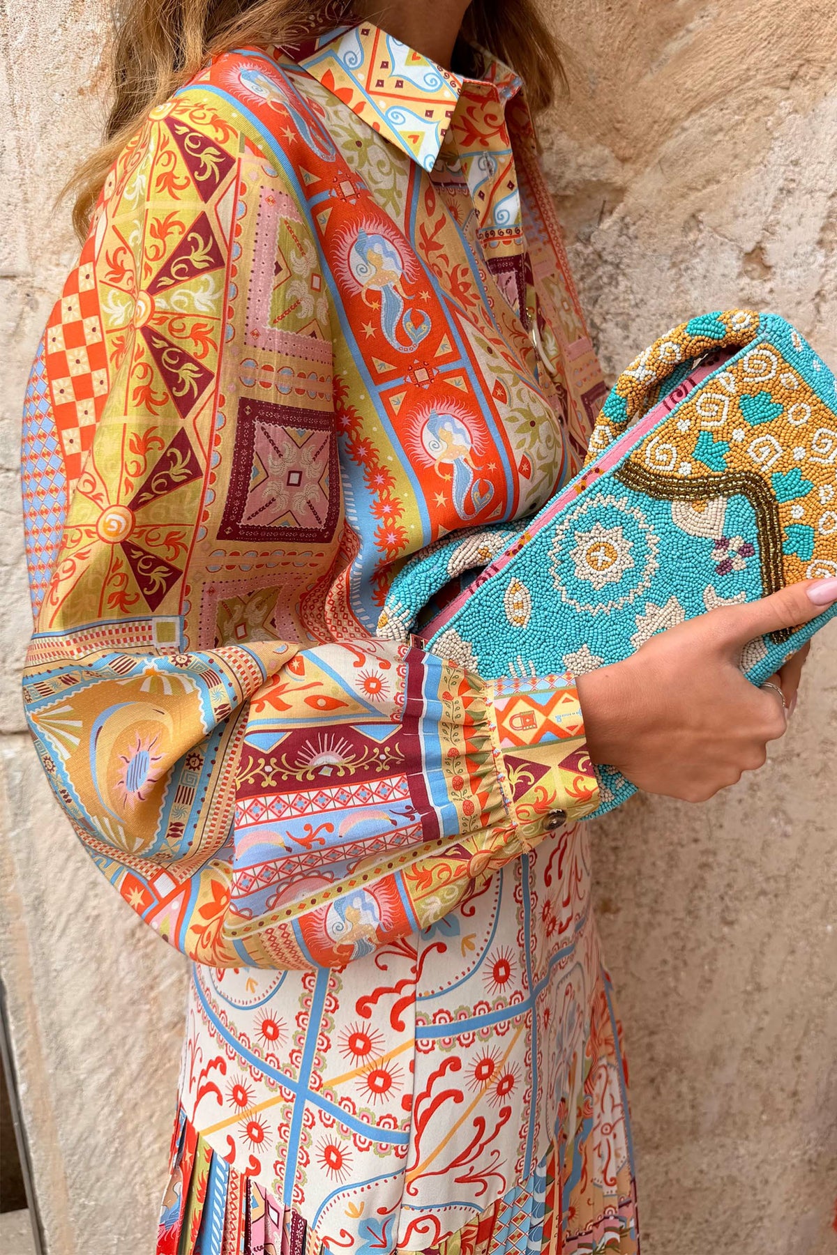 Dolce Vita Marley Patchwork Shirt | Never Fully Dressed Recommended