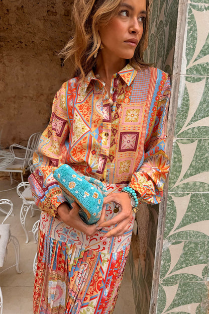 Dolce Vita Marley Patchwork Shirt | Never Fully Dressed Recommended