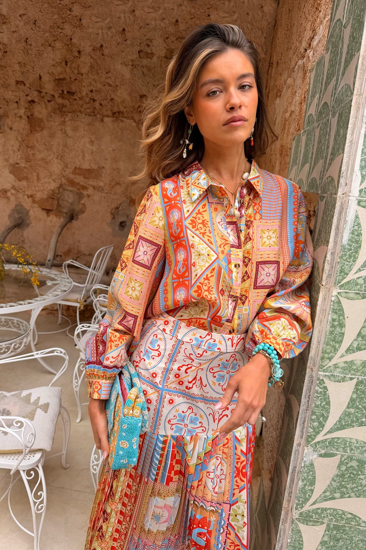 Dolce Vita Marley Patchwork Shirt | Never Fully Dressed Recommended