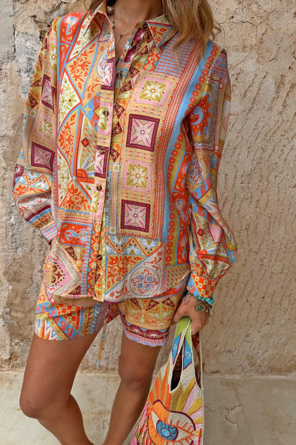 Dolce Vita Ellie Shorts - Patchwork Co-Ord | Never Fully Dressed Quality