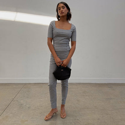 Gingham Top - Co-ord with Trousers | Never Fully Dressed Top Pick