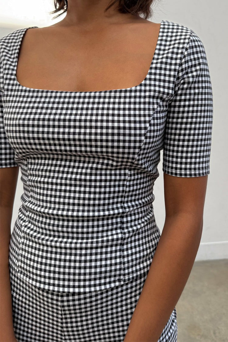 Gingham Top - Co-ord with Trousers | Never Fully Dressed Top Pick
