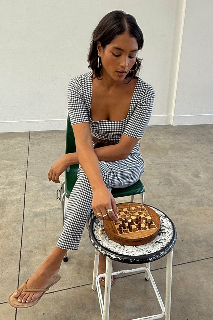 Gingham Top - Co-ord with Trousers | Never Fully Dressed Top Pick