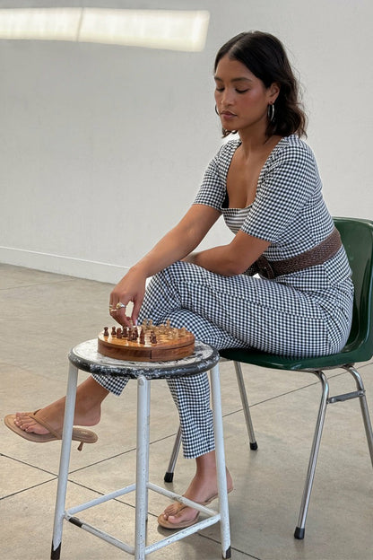 Gingham Trousers Co-ord | Never Fully Dressed Customer Favorite