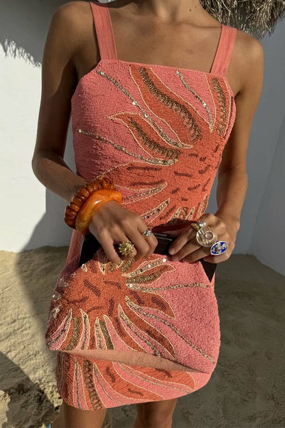 Pink Sol Beaded Top | Never Fully Dressed Special Offer
