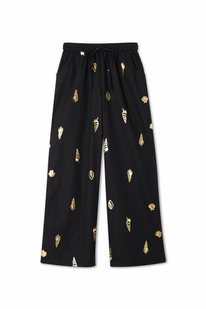 Black Shell Elissa Trousers | Never Fully Dressed Hot Sale