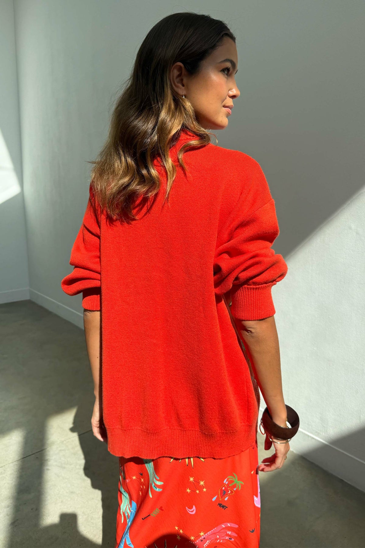 Red Celestial Cardigan | Never Fully Dressed Top Pick