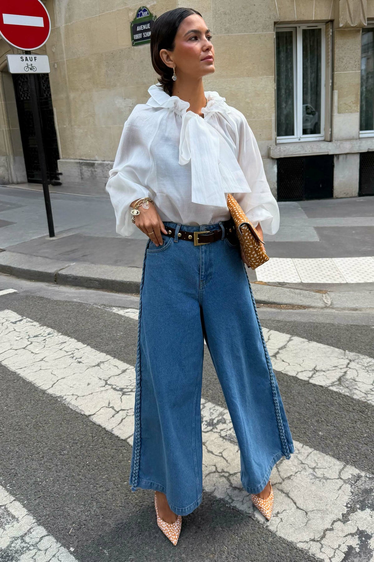 White Ruffle Shirt | Never Fully Dressed Everyday