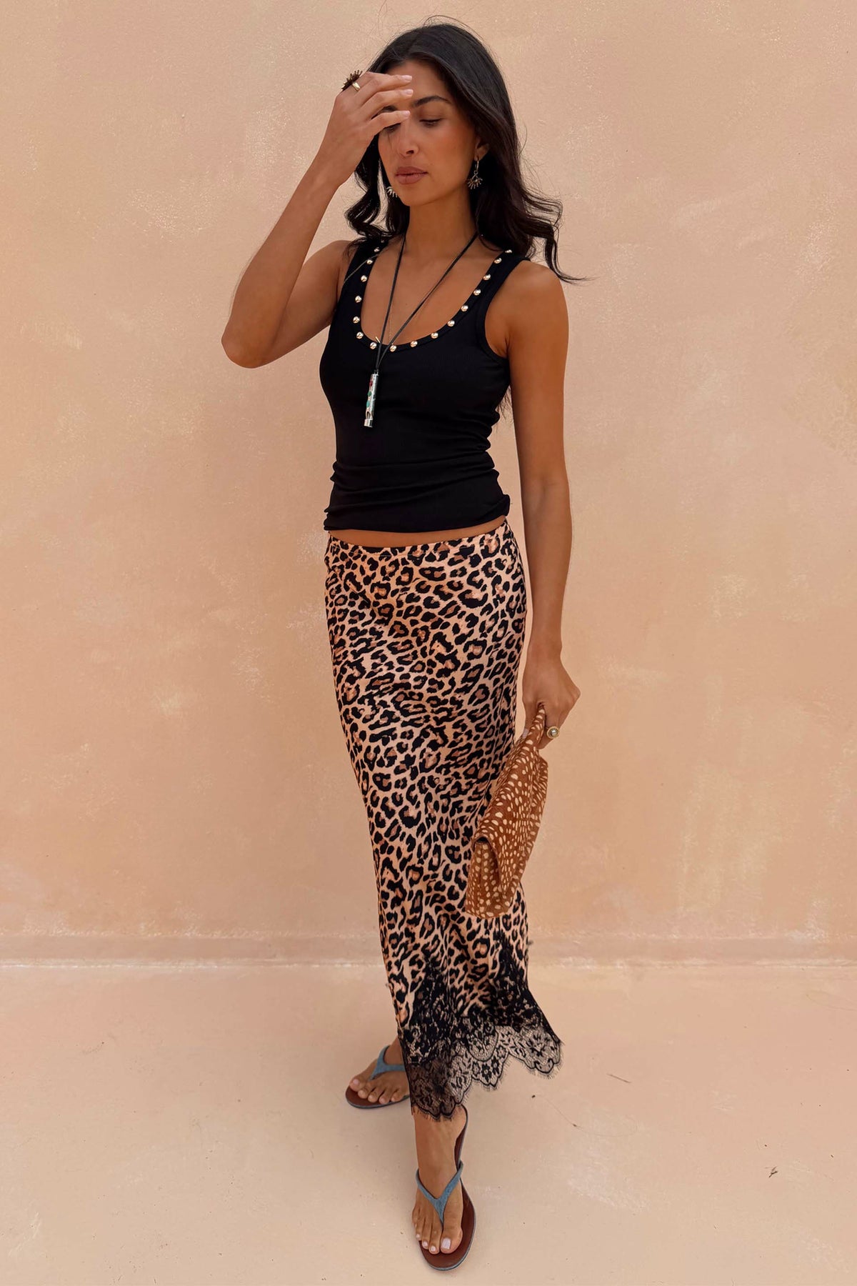 Black Studded Rib Vest | Never Fully Dressed Best Price