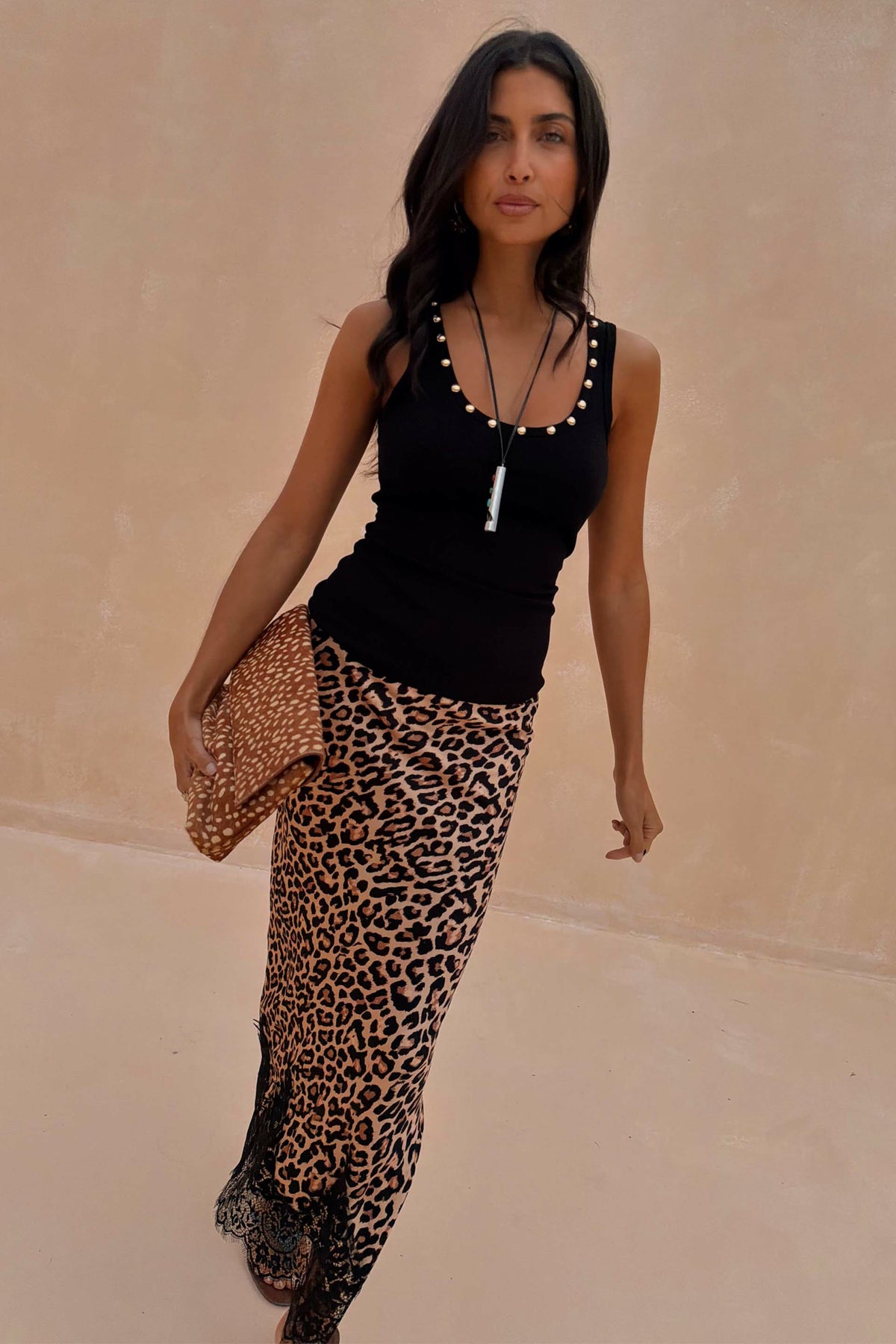 Black Studded Rib Vest | Never Fully Dressed Best Price