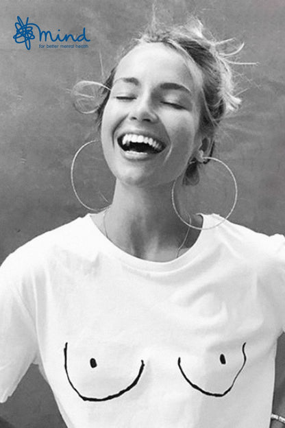 Boob T-shirt - £5 to Mind | Never Fully Dressed Signature
