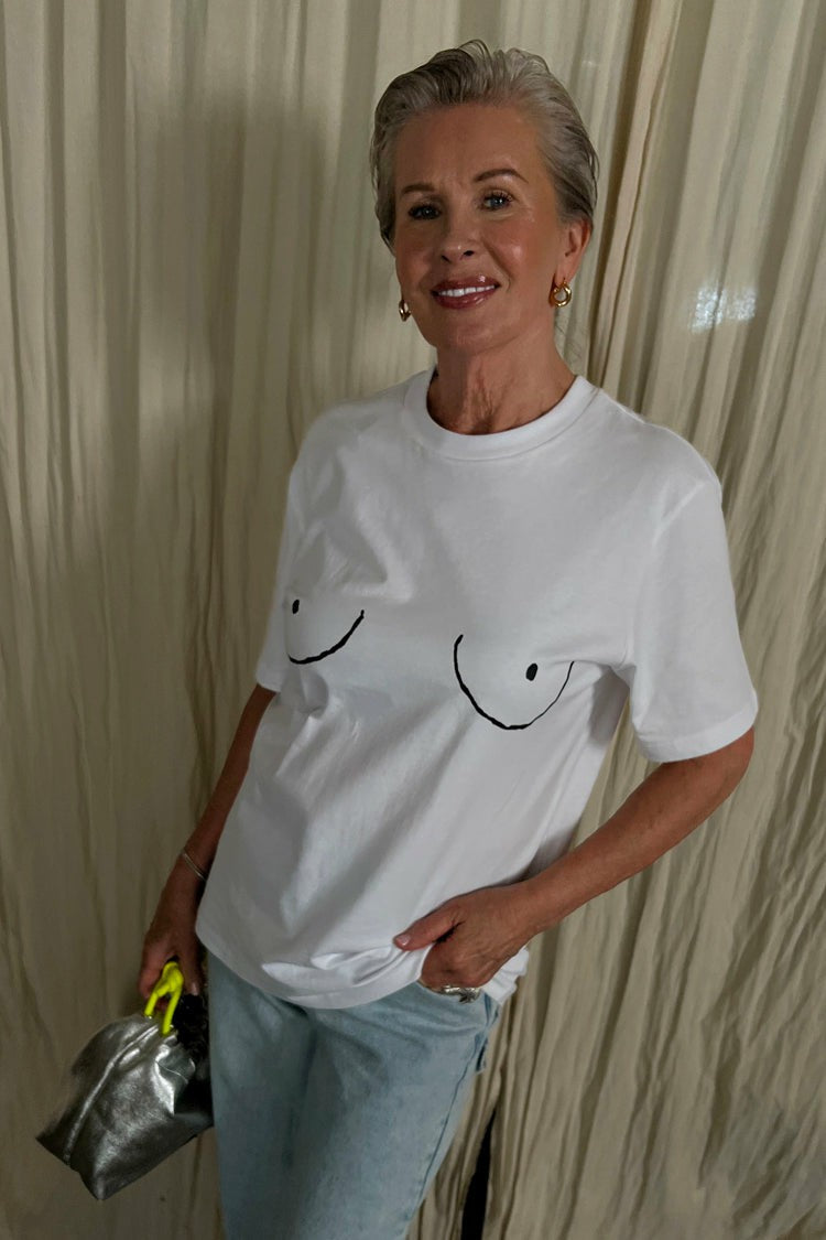 Boob T-shirt - £5 to Mind | Never Fully Dressed Signature