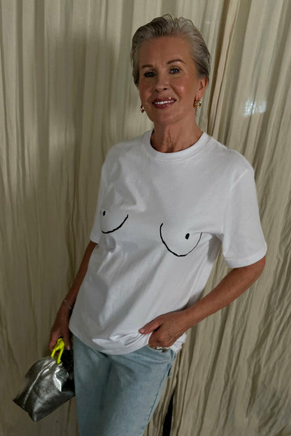 Boob T-shirt - £5 to Mind | Never Fully Dressed Signature