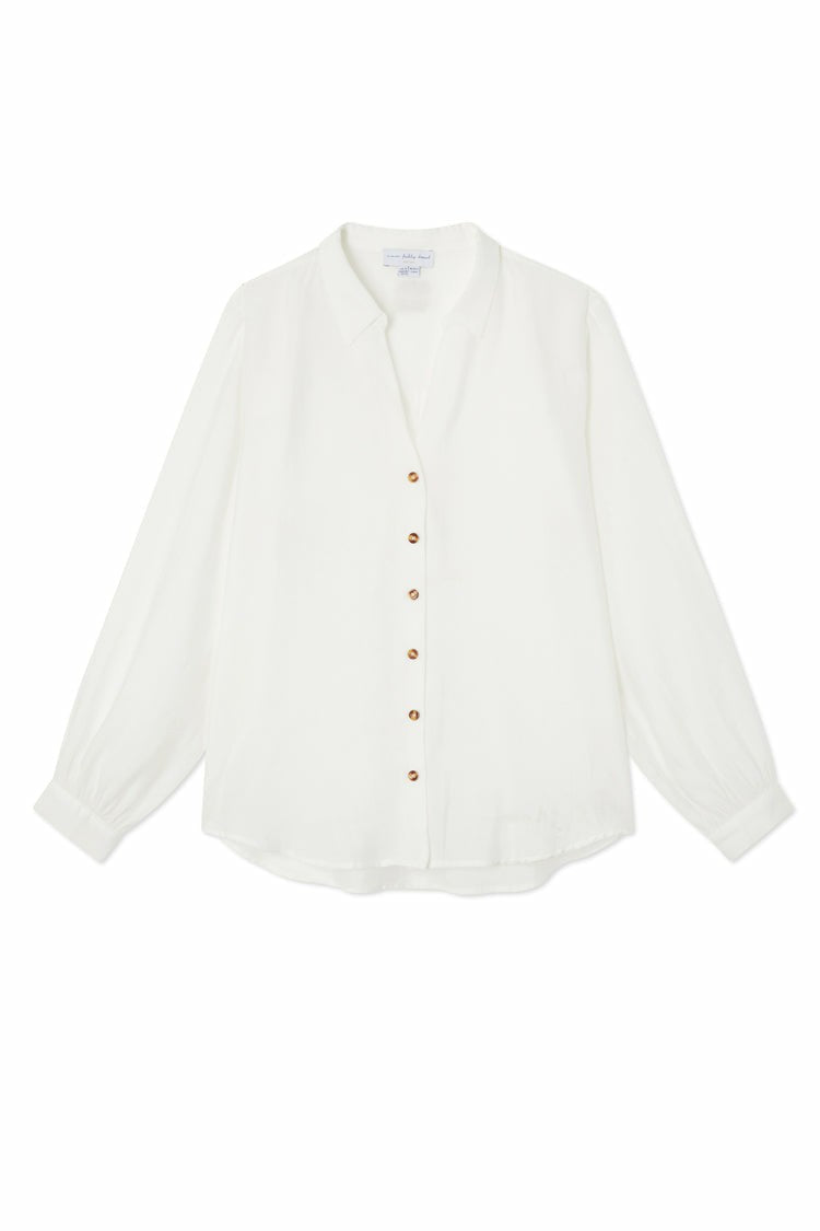 White Miley Oversized Shirt | Never Fully Dressed Everyday