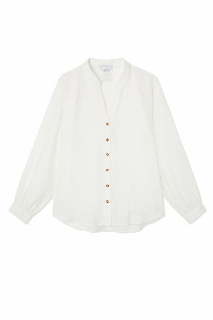 White Miley Oversized Shirt | Never Fully Dressed Everyday
