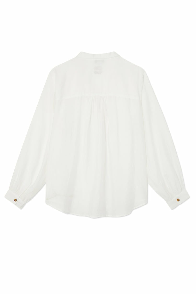 White Miley Oversized Shirt | Never Fully Dressed Everyday