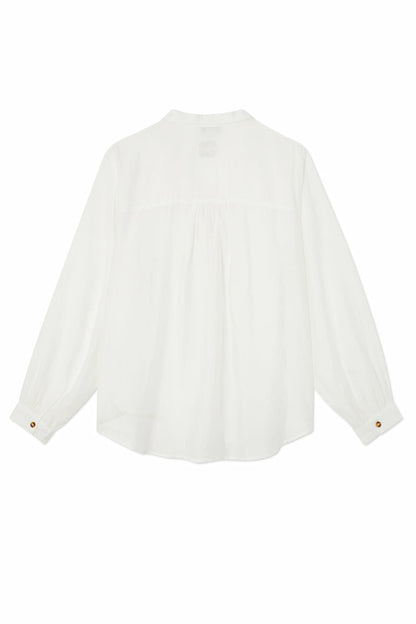 White Miley Oversized Shirt | Never Fully Dressed Everyday