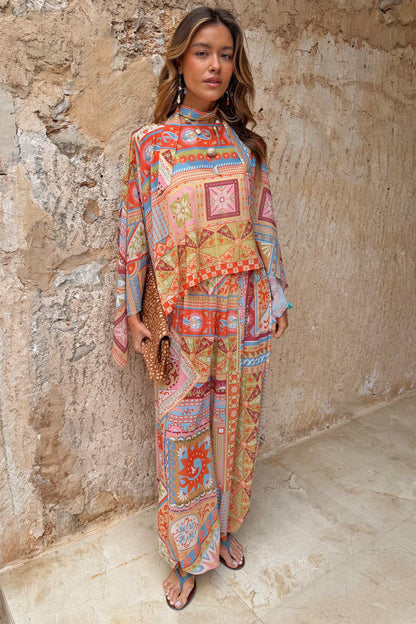 Dolce Vita Cape Top with Detachable Scarf | Never Fully Dressed Smart Buy