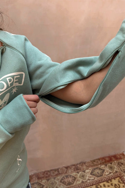 Sage Sundazed Accessible Sweatshirt - NFD x Porto&Bello - Never Fully Dressed | Never Fully Dressed New