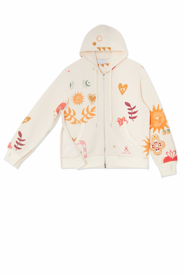 Cream Sundazed Accessible Hoodie - NFD x Porto&Bello | Never Fully Dressed Special Offer