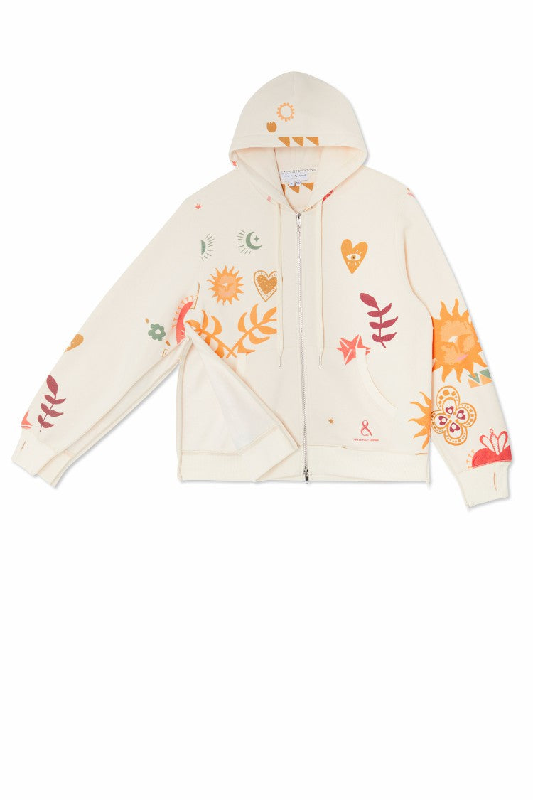 Cream Sundazed Accessible Hoodie - NFD x Porto&Bello | Never Fully Dressed Special Offer