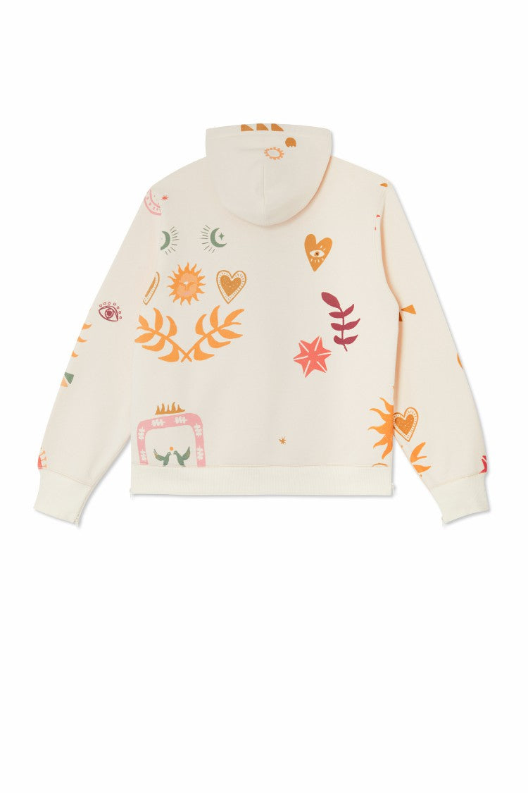 Cream Sundazed Accessible Hoodie - NFD x Porto&Bello | Never Fully Dressed Special Offer