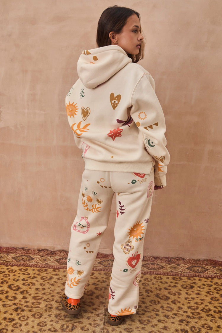 Cream Sundazed Accessible Hoodie - NFD x Porto&Bello | Never Fully Dressed Special Offer