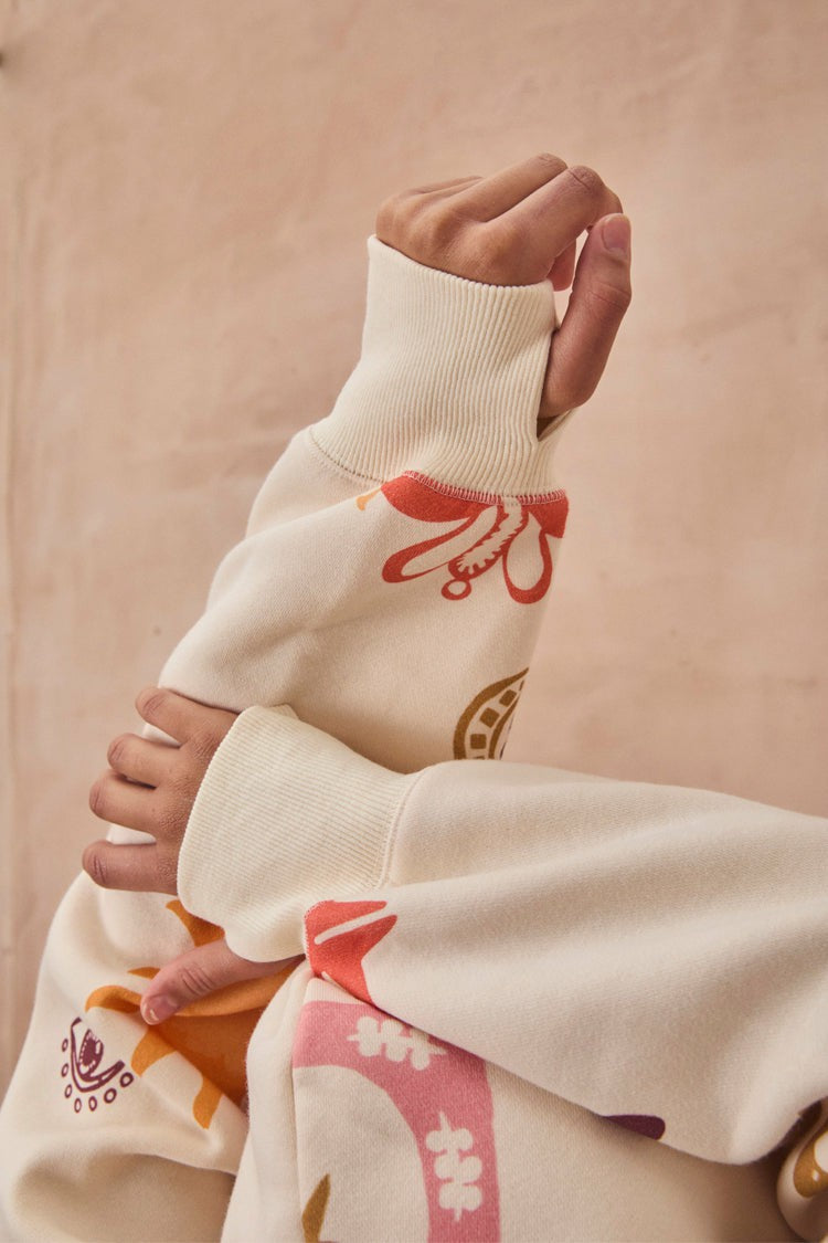 Cream Sundazed Accessible Hoodie - NFD x Porto&Bello | Never Fully Dressed Special Offer