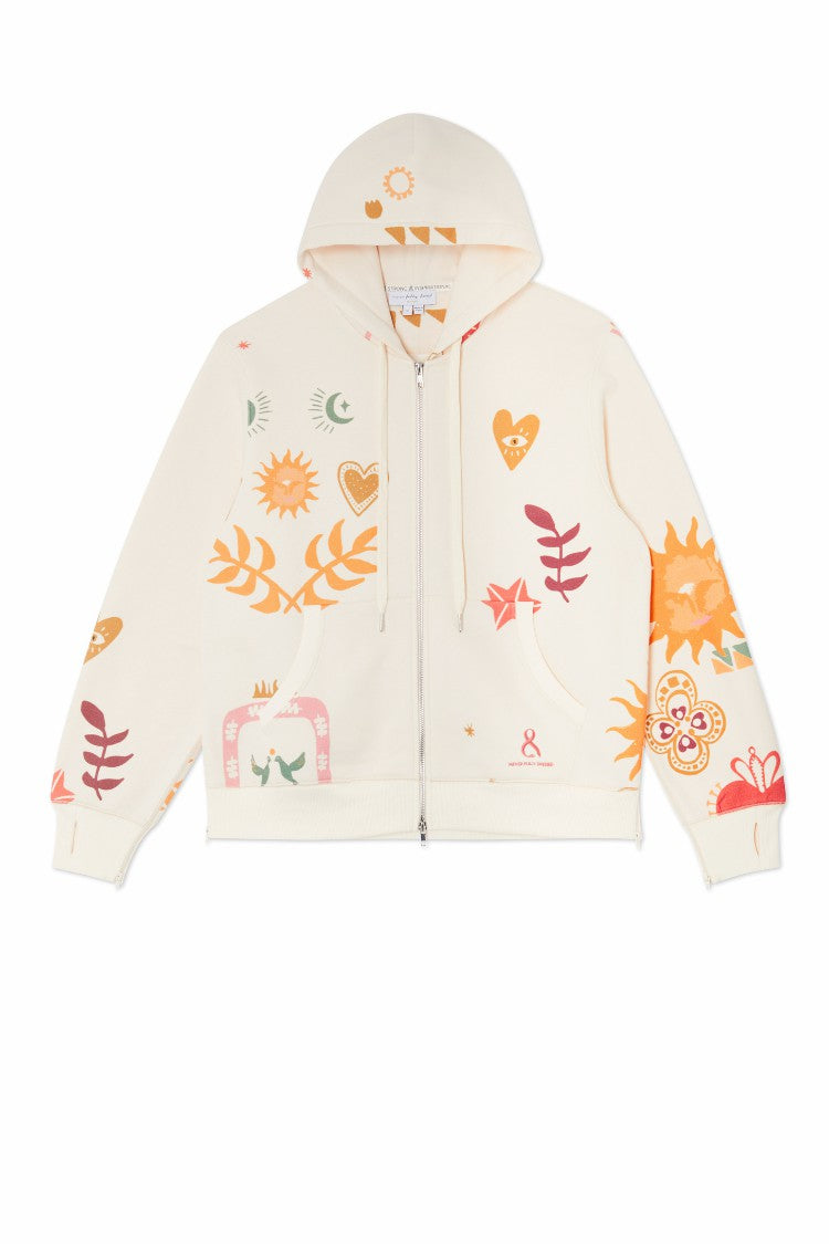 Cream Sundazed Accessible Hoodie - NFD x Porto&Bello | Never Fully Dressed Special Offer