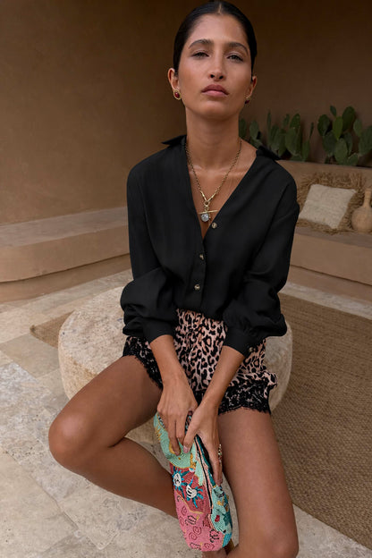 Black Miley Shirt  UK | Never Fully Dressed Latest
