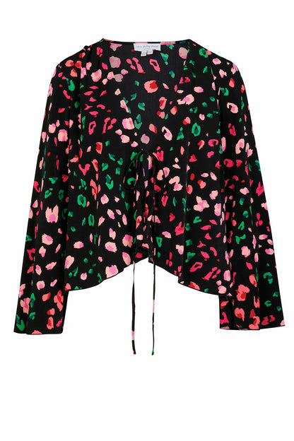 Black Animal Verity Top | Never Fully Dressed Sale