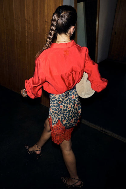 Cherry Red Miley Shirt - Multi-wear | Never Fully Dressed Great Value