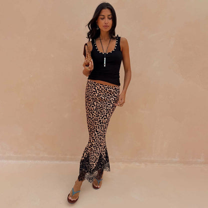 Leopard Midi Maeva Skirt - Never Fully Dressed | Never Fully Dressed Top Pick