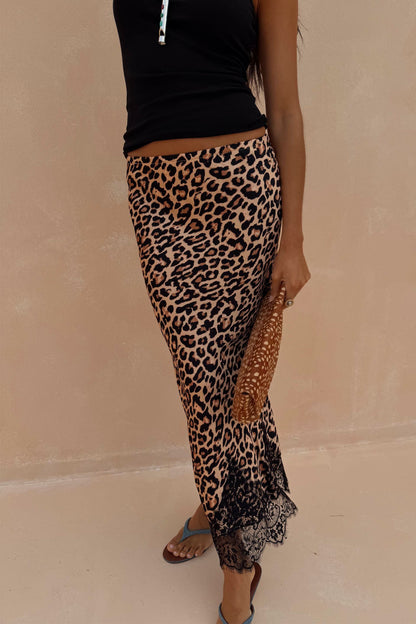 Leopard Midi Maeva Skirt - Never Fully Dressed | Never Fully Dressed Top Pick