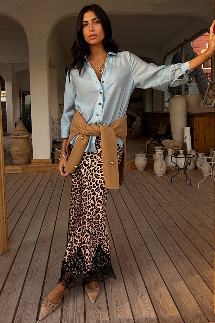 Leopard Midi Maeva Skirt - Never Fully Dressed | Never Fully Dressed Top Pick