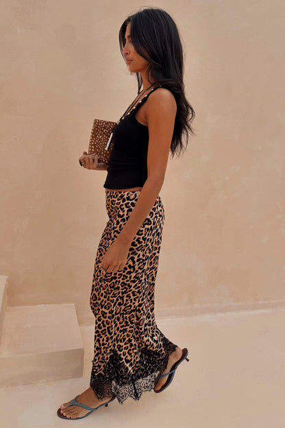 Leopard Midi Maeva Skirt - Never Fully Dressed | Never Fully Dressed Top Pick