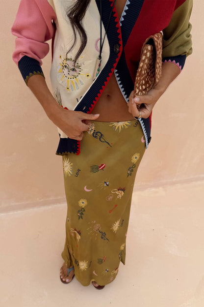 Olive Mystical Dorris Skirt | Never Fully Dressed Value