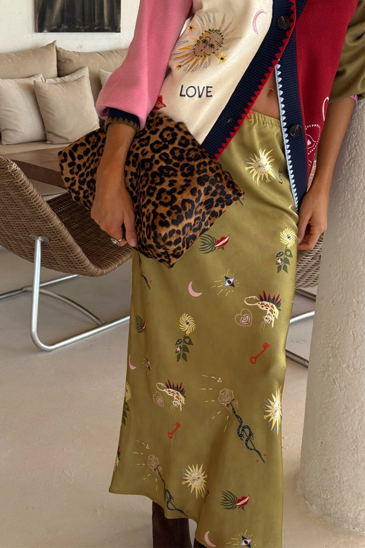 Olive Mystical Dorris Skirt | Never Fully Dressed Value