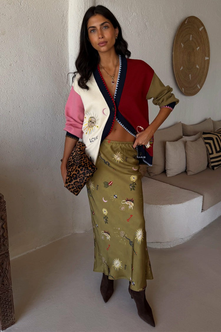 Olive Mystical Dorris Skirt | Never Fully Dressed Value