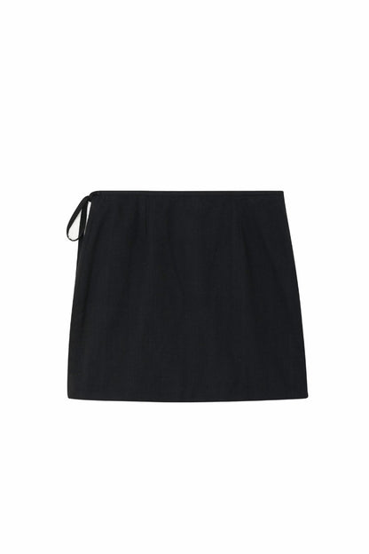 Black Beaded Mirror Skirt | Never Fully Dressed Exclusive