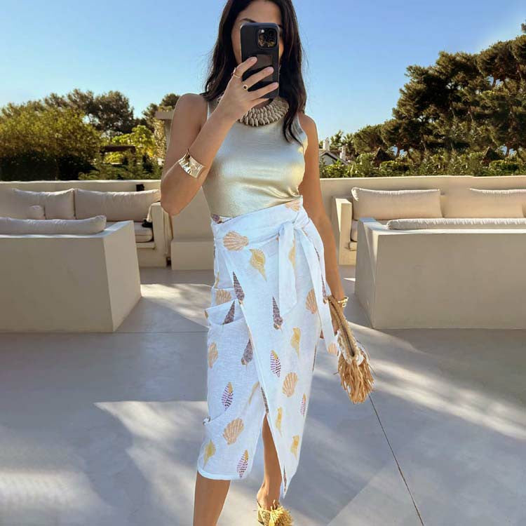 Shells Jaspre Wrap Skirt | Never Fully Dressed Quality