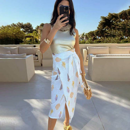 Shells Jaspre Wrap Skirt | Never Fully Dressed Quality