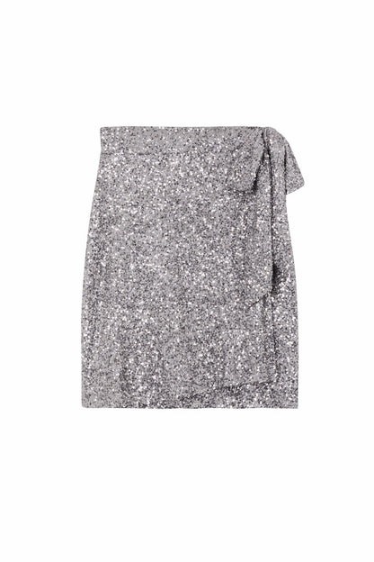Gunmetal Sequin Mini Jaspre Skirt | Never Fully Dressed Hot Sale