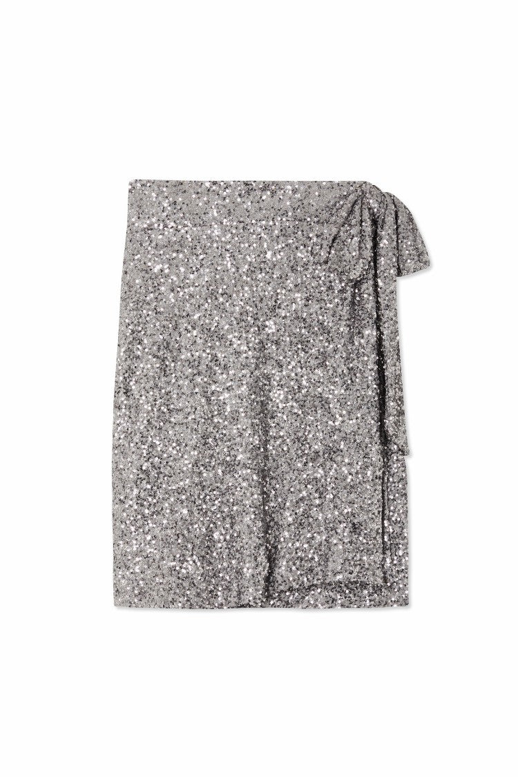 Gunmetal Sequin Mini Jaspre Skirt | Never Fully Dressed Hot Sale