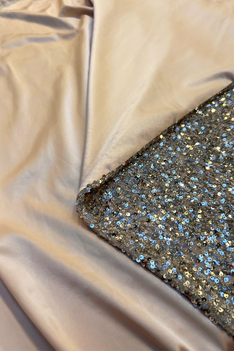 Silver Sequin Maxi Wrap Jaspre Skirt | Never Fully Dressed Sale